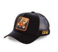 CAPSLAB Looney Tunes Yosemite Sam Mesh Trucker Cap Black One Size
