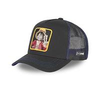 Capslab Luffy One Piece Black Trucker Cap