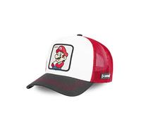Capslab Mario Super Mario Trucker Cap - One-Size White