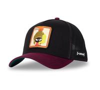 Capslab Marvin The Martian Looney Tunes Ripstop Black Purple Adjustable Trucker Cap