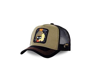 Capslab Marvin the Martian Looney Tunes Trucker Cap Olive Black