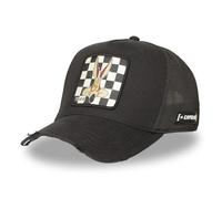 Capslab Men's & Women's Cap, Looney Tunes Trucker Cap, Adjustable by Snapback, Black, One Size