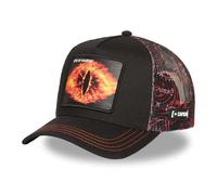 Capslab Men's & Women's Lord of the Rings Trucker Cap, Adjustable by Snapback, Black Size U