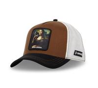 Capslab Mona Lisa Trucker Cap Baseball (One Size - Brown-Black)