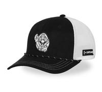 CAPSLAB Premium Trucker Cap SUPER MARIO Semi Curved Black/White Basecap Mesh New