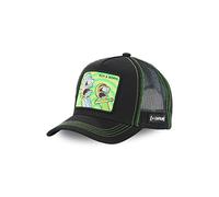 Capslab Rick & Morty Black Rick and Morty Trucker Cap - One-Size