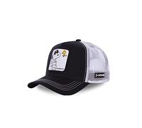 Capslab Snoopy The Peanuts Black White Trucker Cap