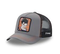 Men's & Women's Dragon Ball Z Trucker Cap, Sangoku, Deformless and Multi-Sport, Grey/Orange, One Size