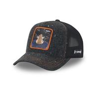 Capslab Son Goku Dragon Ball Super Black Adjustable Trucker Cap, Black/Orange, One Size