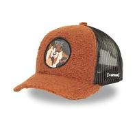 Capslab Tasmanian Devil Brown Trucker Cap, brown, One Size