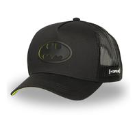 Capslab Trucker Cap Dc Comics Batman Logo Dark Knight Black/Black Base Cap New