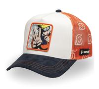 CAPSLAB Trucker Cap Naruto Uzumaki Navy White Orange Basecap Logo Patch