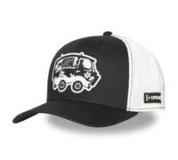 CAPSLAB Trucker Cap PREMIUM SCOOBYDOO VAN GLOW Black/White Mesh Cap