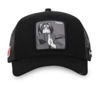 CAPSLAB Trucker Cap X NARUTO ITACHI Black Mesh Baseball Cap Akatsuki Uchiha