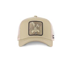 Capslab Wile E. Coyote Looney Tunes Trucker Cap - One-Size Beige