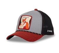 Capslab Yosemite Sam Looney Tunes Corduroy Grey Red Black Adjustable Trucker Cap