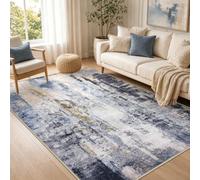 Capslpad Modern Abstract Area Rug 120x180cm Washable Living Room Rug Non-slip Soft Accent Carpet Area Rugs Faux Wool Boho Art Floor Carpet for Living Room Bedroom Home Office Dining Room Kitchen Decor