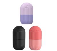 Capsule Facial Mask,Ice Tray Pore Shrinkage,Beauty Products,Mini Capsule Ice Roller Reusable Facial Treatment to Tighten,Tone Skin (3PCS)