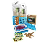 Capsule Filler + 1000 HPMC Empty Capsules Size 2 - Separated Capsule Halves - No Prior Opening Required - Capsule Filler with 100 Holes to Fill Yourself (Filler + 1000)