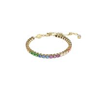 Swarovski Matrix Gold-tone Plated Multicoloured Round Cut Tennis Bracelet 5685691 - Crystal / Gold-tone Plated