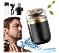 Capsule Razor, 2 in 1 Capsule Mini Shaver for Men, Mini Portable Electric Shaver, USB Rechargeable Wet Dry Mini Shaver, Capsule Shaver & Nose Hair Trimmer (1PC-A)