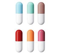 Capsulees Pills Lipstick | Mini Matte Lipstick Sets For Women,Pills Lipstick Long Lasting Nude Red Mini 24 Hour Stay On Matte Lipstick Bulk And Lip Liner Set Fowybe