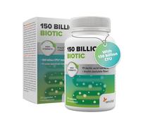 Capsules with 150 Billion CFU, Highest Concentration, Bacterial Cultures Supplement with Chicory Root, Inulin, 30 Capsules, 150 Billion Biotic by Sensilab