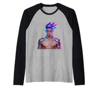 Capt. AI Guy of the Future Raglan Baseball Tee