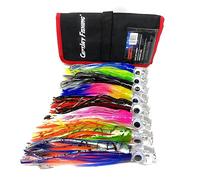 Capt Jay Fishing trolling Lure (9 inch) 8pcs Package Fishing trolling Lure Offshore Big Game trolling Lure for Marlin Tuna Mahi Wahoo. (8 Mixed Colors, 8 Pcs)