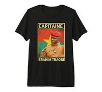 Captain Africa - Ibrahim Traoré Premium T-Shirt