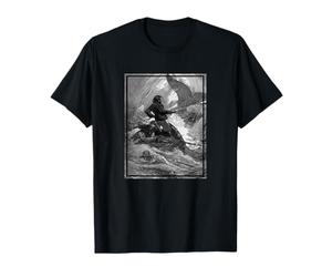 Captain Ahab in His Final Chase with Moby Dick (1902) T-Shirt