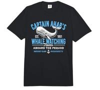 Captain Ahab's Whale Watching Tours Nantucket Massachusetts Comfort Colors Adult Heavyweight T-Shirt
