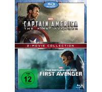 Captain America 1-2 Doppelpack-Limitierte Auflag [Blu-Ray] [Import]