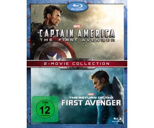 Captain America 1-2 Doppelpack-Limitierte Auflag [Blu-Ray] [Import]