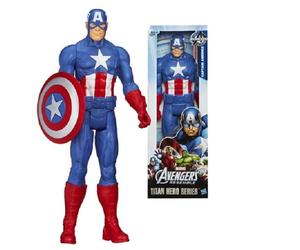 CAPTAIN AMERICA 12 inch Action Figure Hero Titan Series Hasbro Marvel Licensed