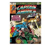 Captain America 60 x 80 cm Baron Strucker Strikes Canvas Print