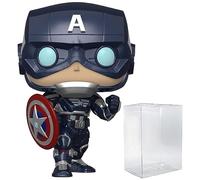 Captain America #627 Pop Games: Avengers Gamerverse Vinyl Figure (Bundled with EcoTEK Plastic Protector to Protect Display Box)