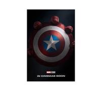 Captain America Brave New World MOVIE POSTER Canvas Poster Wall Art Decor Print Picture Paintings for Living Room Bedroom Decoration 08x12inch(20x30cm)