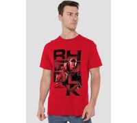 Captain America Brave New World Red Hulk Grit T-Shirt, Red Marvel Red M