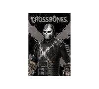 Captain America Civil War Crossbones Maxi Poster, Wood, Multi-Colour, 91.5x61x0.02 cm