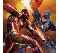 Captain America Civil War "Fight" Canvas Print, Multi-Colour, 40 x 40 cm