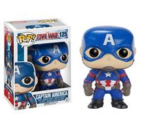 Captain America Civil War POP Vinyl Bobble-Head Captain America 10 cm