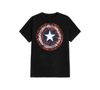 Captain America - ComicBook Shield - T-Shirt - black - XL - 100% Cotton,Jersey XL