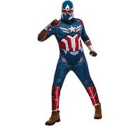 Captain America Deluxe Adult Costume, One Colour, Size S, Women One Colour