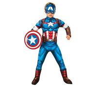 Captain America Deluxe Child Costume One Colour