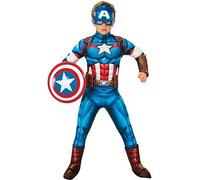 Captain America Deluxe Child Costume One Colour