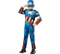 Captain America Deluxe Fancy Dress Costume