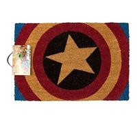 Captain America Floor Mat, Coir, Multi-Colour, 60 x 40 x 1.5 cm