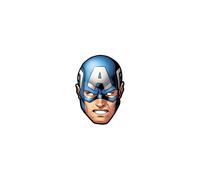 Captain America from Marvel's The Avengers Single Card Party Fancy Dress Mask