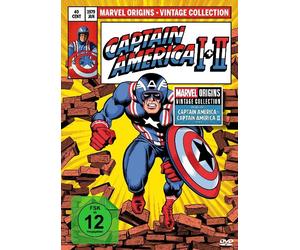 CAPTAIN AMERICA I+II - MARVEL ORIGINS HOLCOMB,ROD/NAGY,IVAN 2 DVD NEW